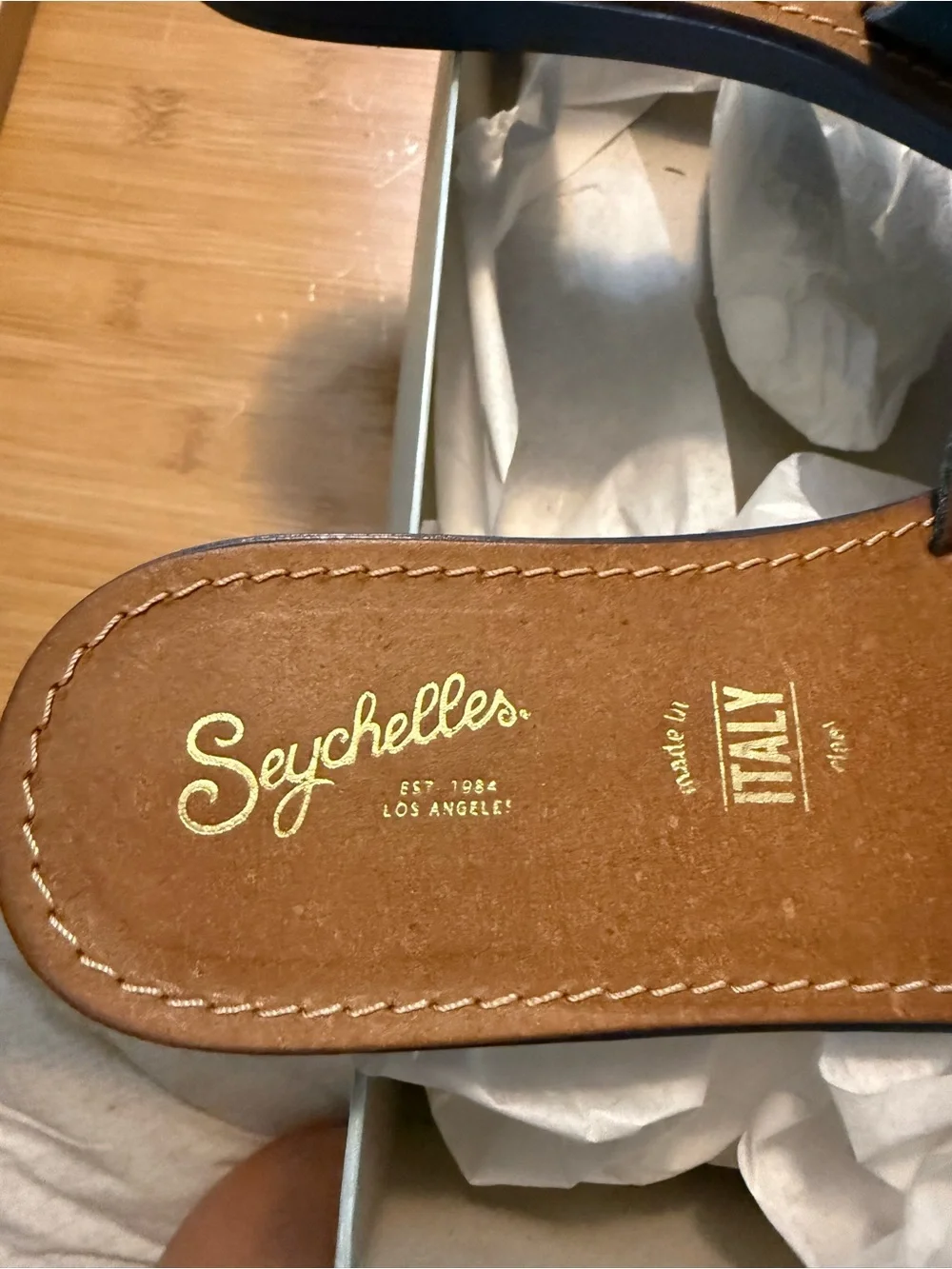 Seychelles Blue Suede Slide Mules NIB Women’s Size 7